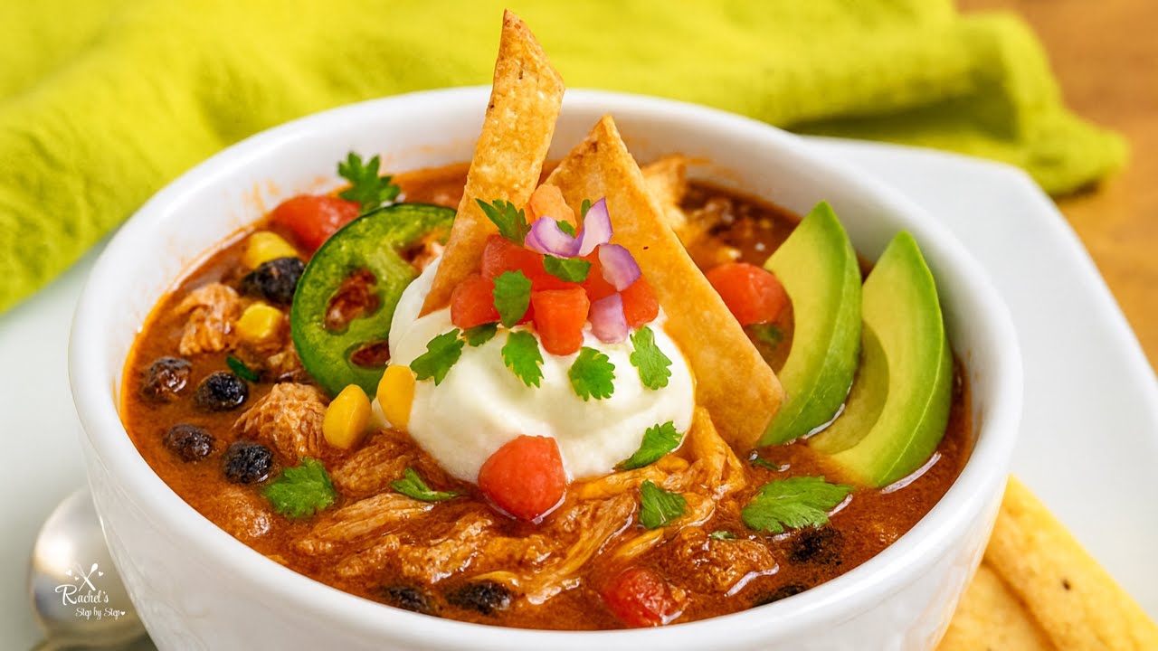 Best Chicken Enchilada Soup // TexMex Style ❤️