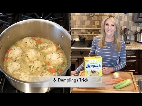 Chicken & Dumplings with Bisquick      #chicken #dumplings #veggies #onepotmeal
