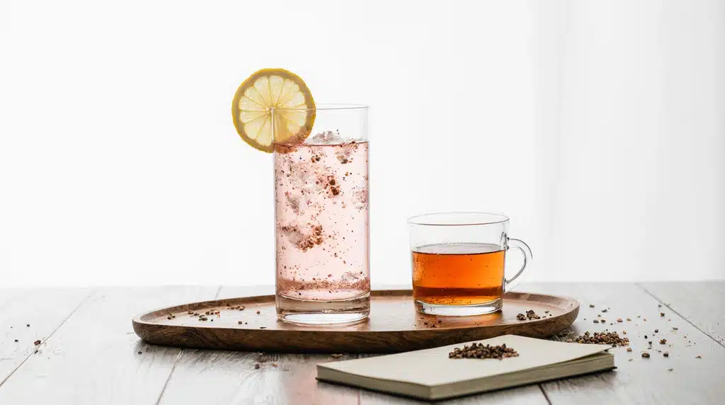 Pink Salt Diet Recipe: Simple Morning Trick That Actually Works 7 Served glass of pink salt water