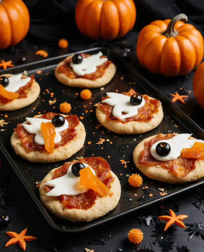 Mini Halloween Pizzas: Spooky & Fun Finger Food for Parties 3 img 1 2