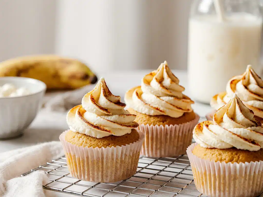 Banana Cheesecake Cupcakes Recipe (Creamy, Sweet & Irresistible!) 3 img 10