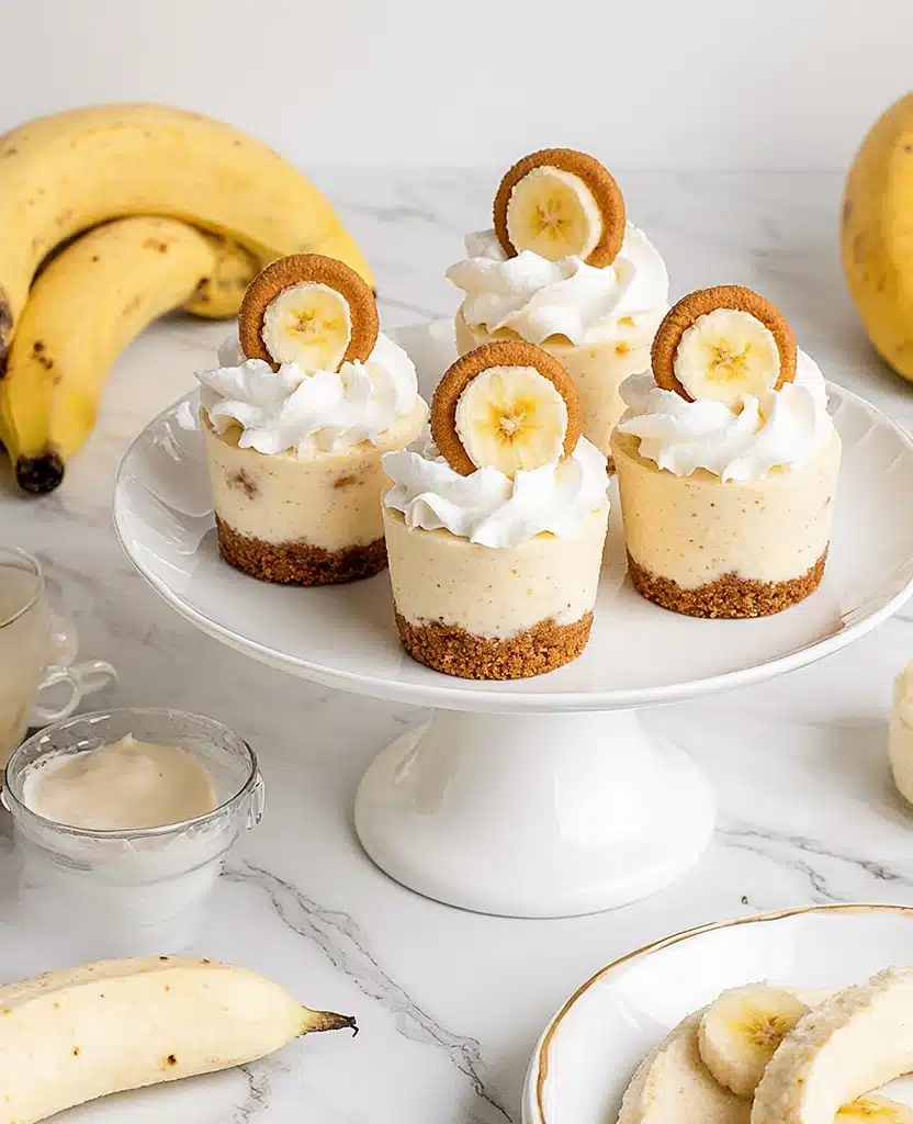 Mini Banana Pudding Cheesecakes โ Creamy, Dreamy, Bite-Sized Bliss ๐๐ 3 img 14 1