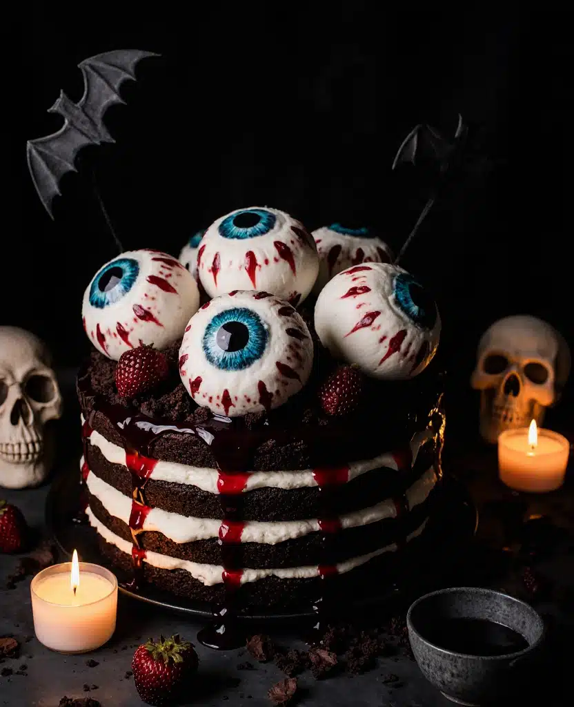 Halloween Cake With Eyeballs: A Spooky Showstopper for Your Party 3 img 2 1