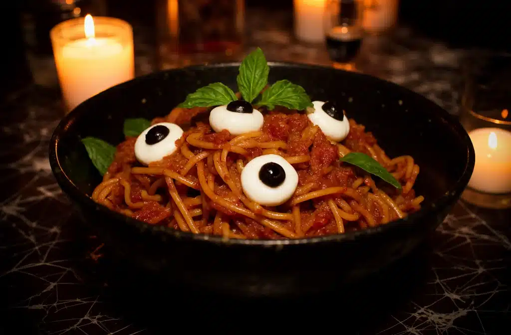 Easy Halloween Spaghetti (Vegetarian): A Spooky Twist on a Classic Dish 3 img 3