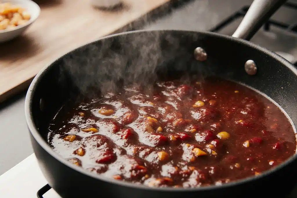 Make Arby's Bronco Berry Sauce Recipe at Home 3 Base mixture for Bronco Berry Sauce