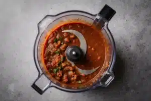 Chicken Birria Tacos Recipe: Authentic Mexican Flavor (Oven, Instant Pot & Slow Cooker) 16 Blending adobo sauce for chicken birria tacos