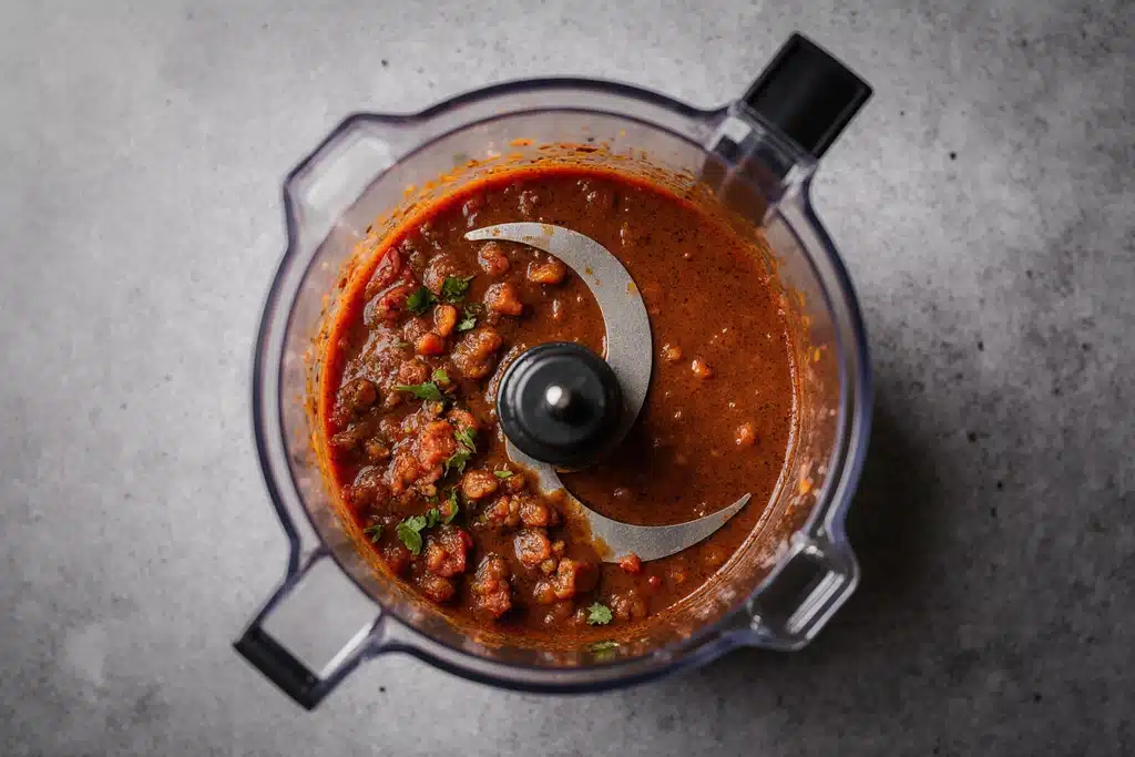 Chicken Birria Tacos Recipe: Authentic Mexican Flavor (Oven, Instant Pot & Slow Cooker) 5 Blending adobo sauce for chicken birria tacos