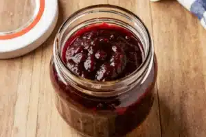 Make Arby's Bronco Berry Sauce Recipe at Home 15 Bronco Berry Sauce in a jar for tasting