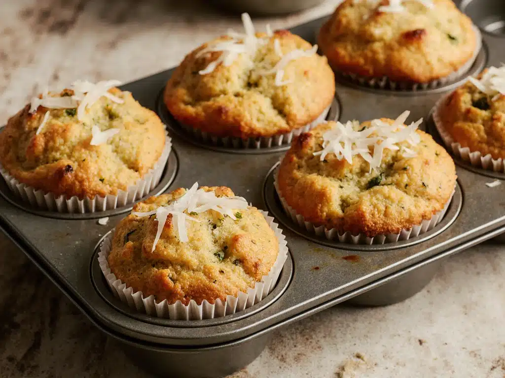 How to Make Crispy Parmesan Zucchini Potato Muffins (That Are Never Soggy) 1 Crispy Parmesan Zucchini Potato Muffins Freshly Baked