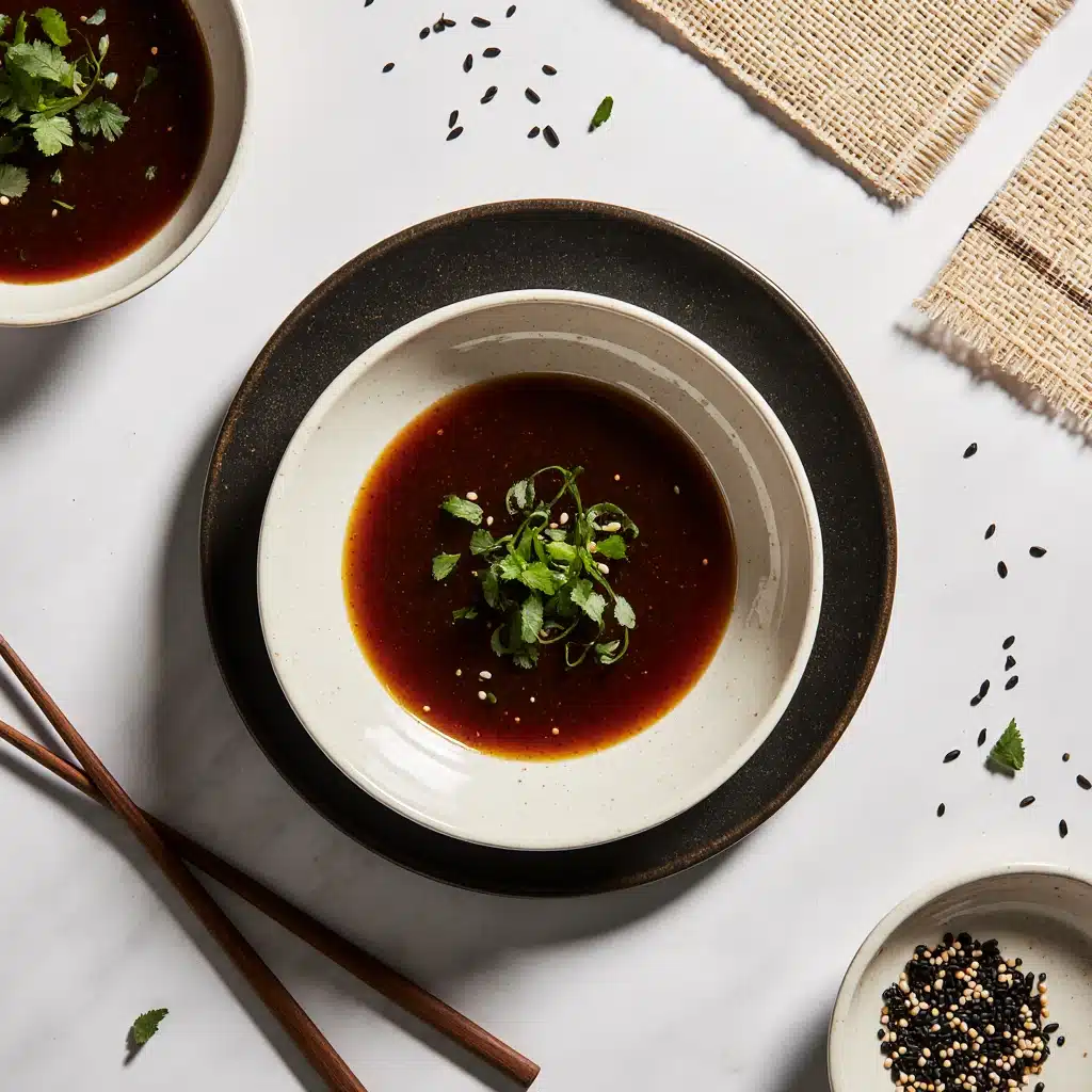 Bowl of authentic omakase sauce with sushi and sashimi