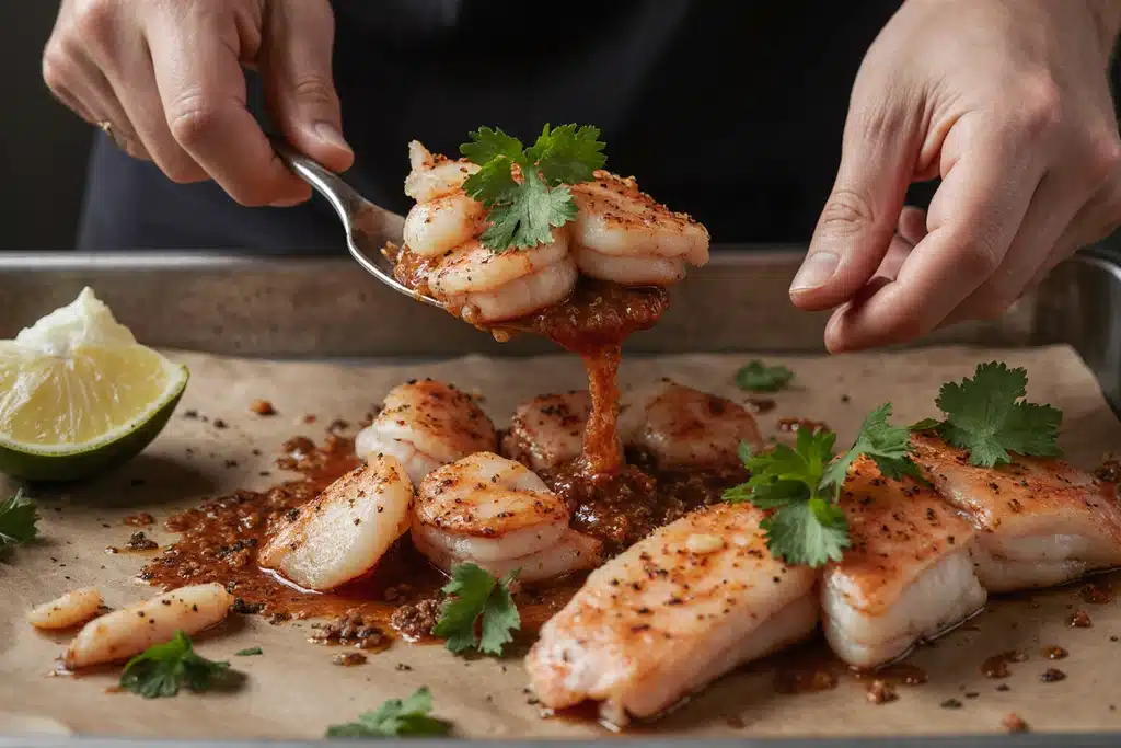 Irresistible Mexican Seafood Dishes: Authentic Recipes & Tips for Flavorful Meals 4 Preparation step: Marinate the Seafood for Mexican seafood dishes