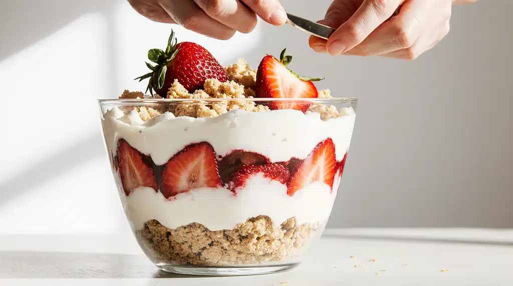 Strawberry Delight DTI layering in progress