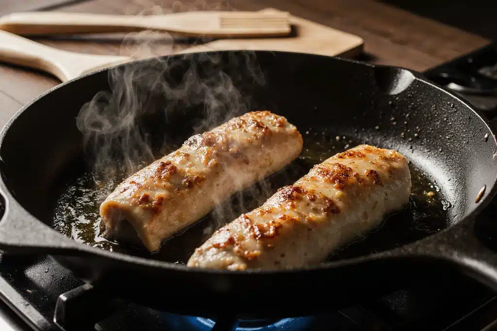 Easy Chicken Roulade Recipe: Spinach & Mushroom Stuffed with Creamy Sauce (Step-by-Step Guide) 8 chicken roulade recipe