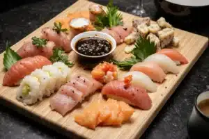 Authentic Omakase Sauce Recipe | Easy Japanese Sushi Sauce 11 Serving omakase sauce with sushi and more