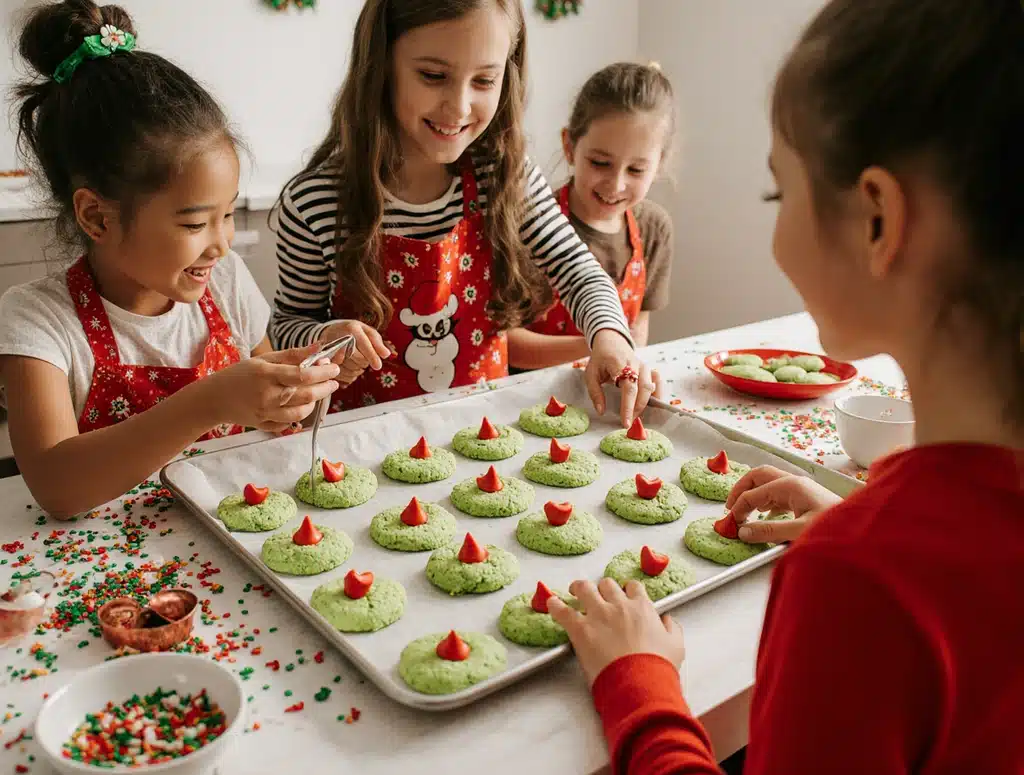 asy and Delicious Recipes for Every Day – Yumm Yum Recipes 8 Easy Grinch Cookies – Cute Holiday Baking Idea for Kids