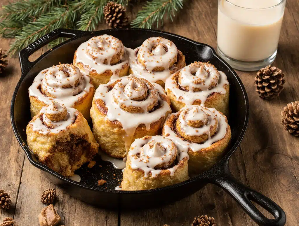 asy and Delicious Recipes for Every Day – Yumm Yum Recipes 7 Gooey Gingerbread Cinnamon Rolls with Eggnog Cream Cheese Frosting