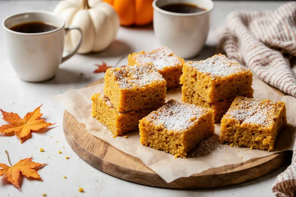 Cottage Cheese Pumpkin Cake Bars 🍰 | High-Protein Fall Snack You’ll Love