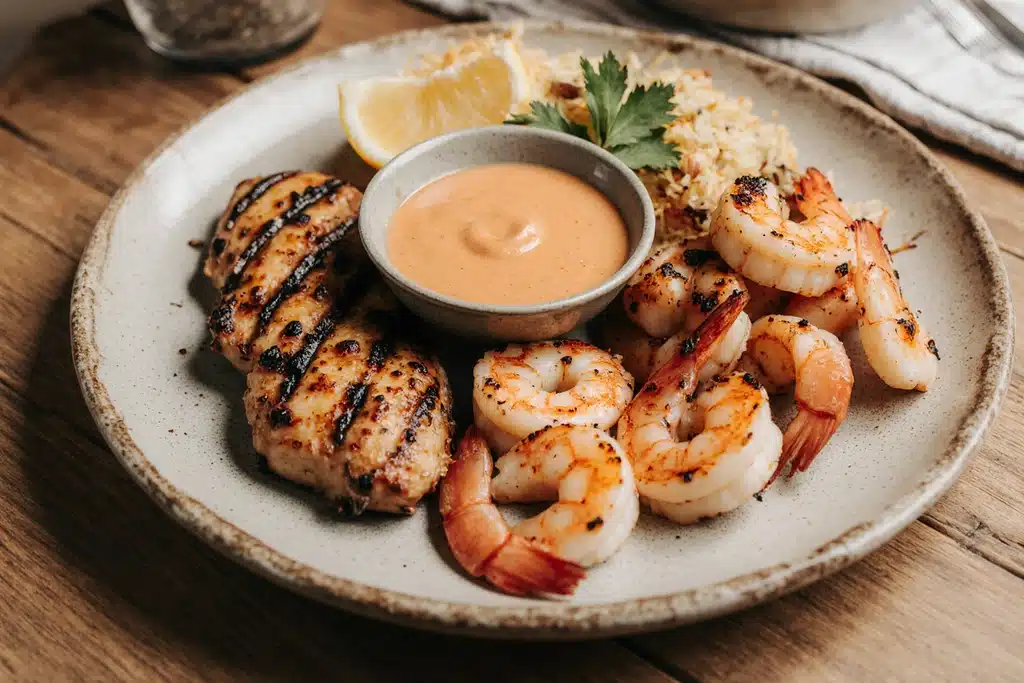 Yum Yum Sauce Recipe – Authentic Japanese Steakhouse Copycat 6 Serving yum yum sauce recipe sauce with hibachi chicken and shrimp