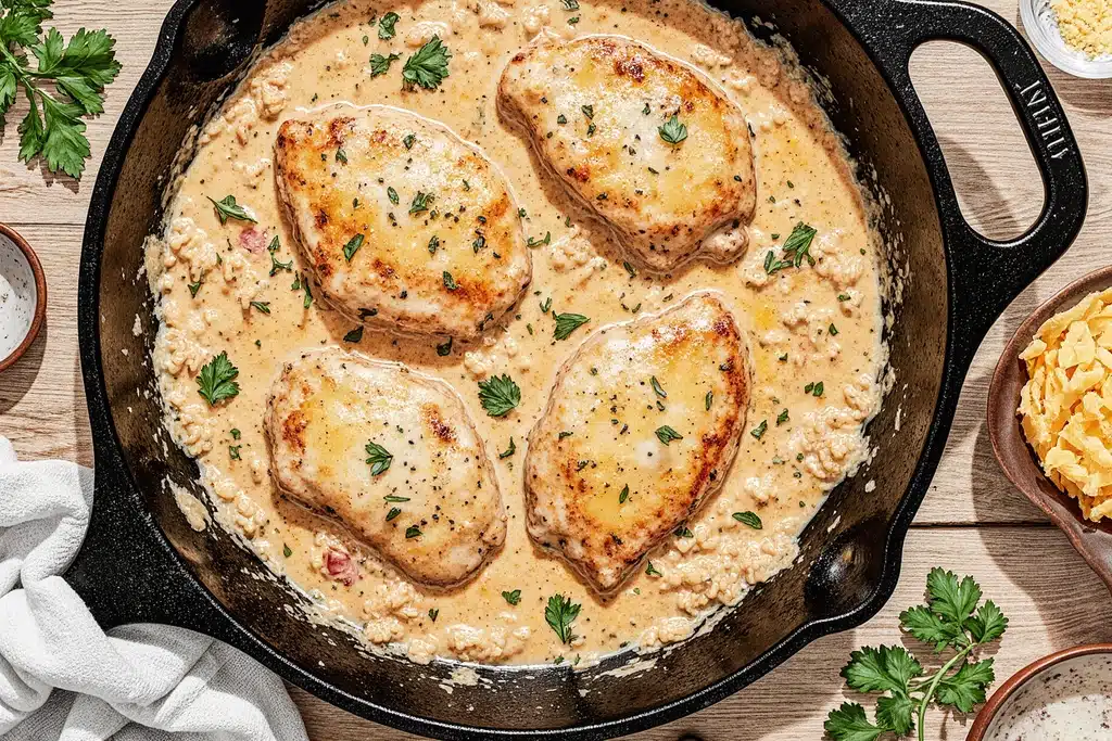 Creamy Smothered Chicken and Rice – The Best Easy Comfort Dinner 4 img 17