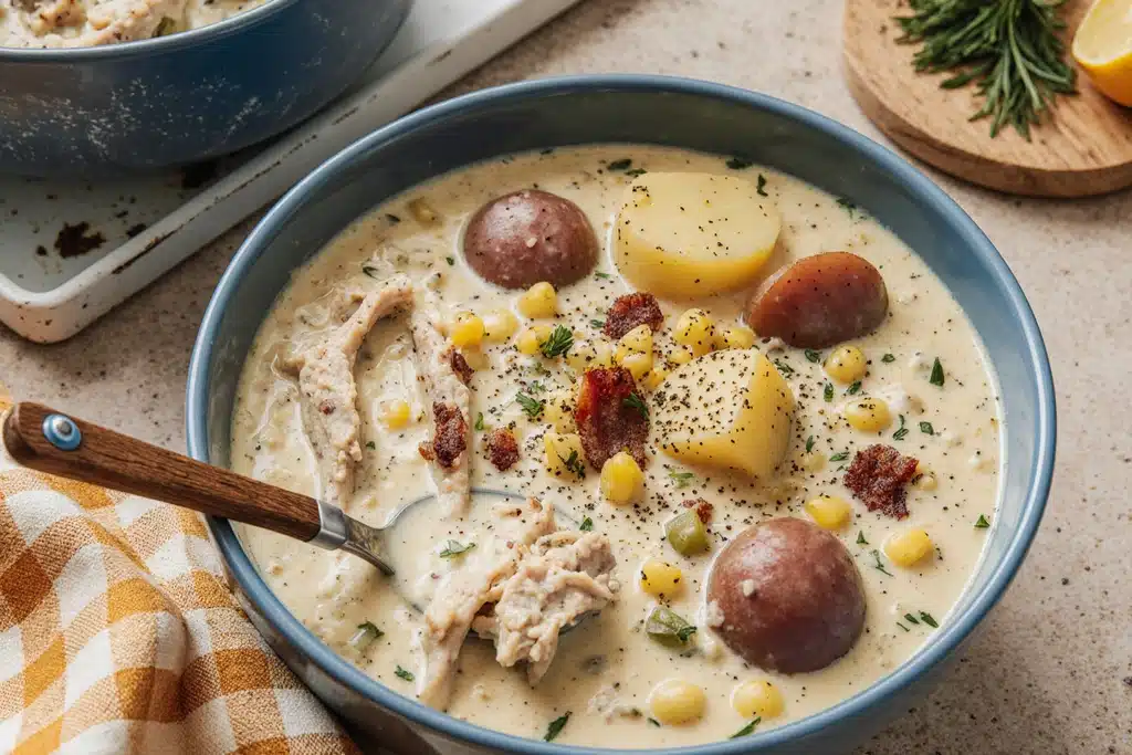 Slow Cooker Chicken Corn Chowder: A Creamy, Cozy Crockpot Favorite 4 img 3 6