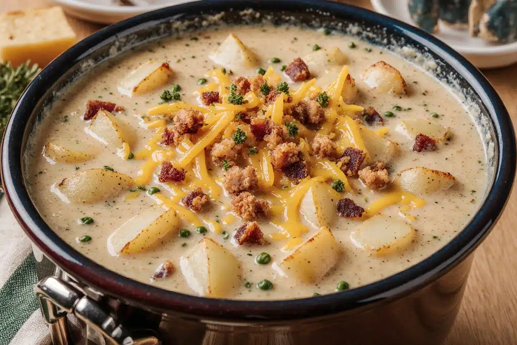 Crock Pot Crack Potato Soup: Creamy, Cheesy & Totally Addictive 4 img 4 5