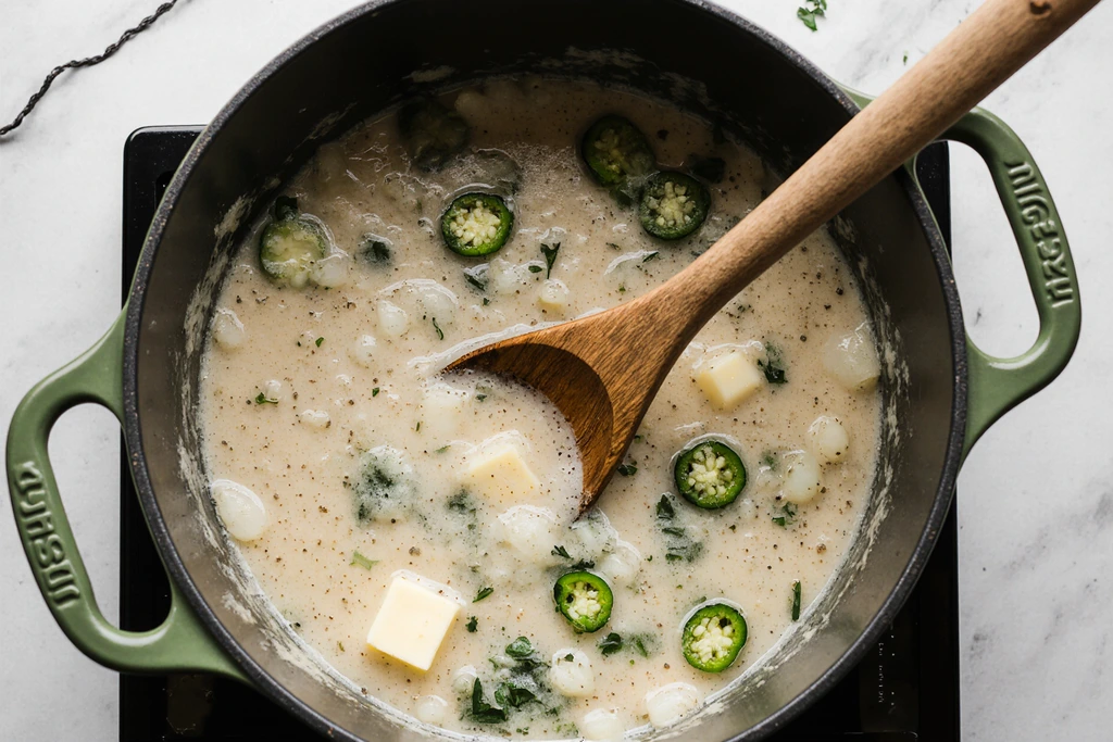 Saute Aromatics for Chicken Enchilada Soup