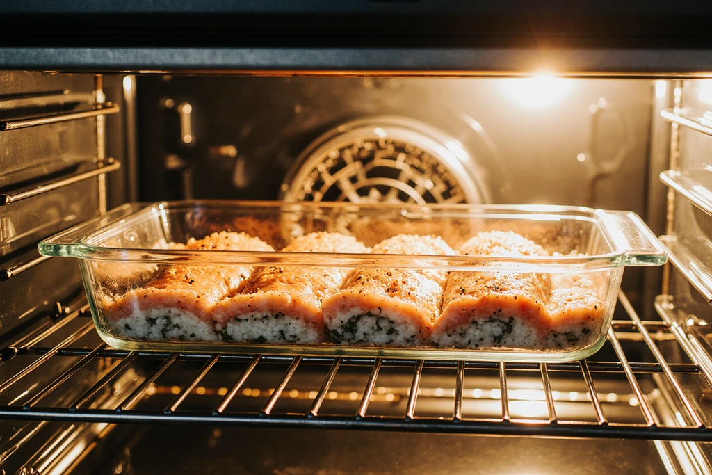 Step 11 Bake Spicy Salmon Sushi Bake