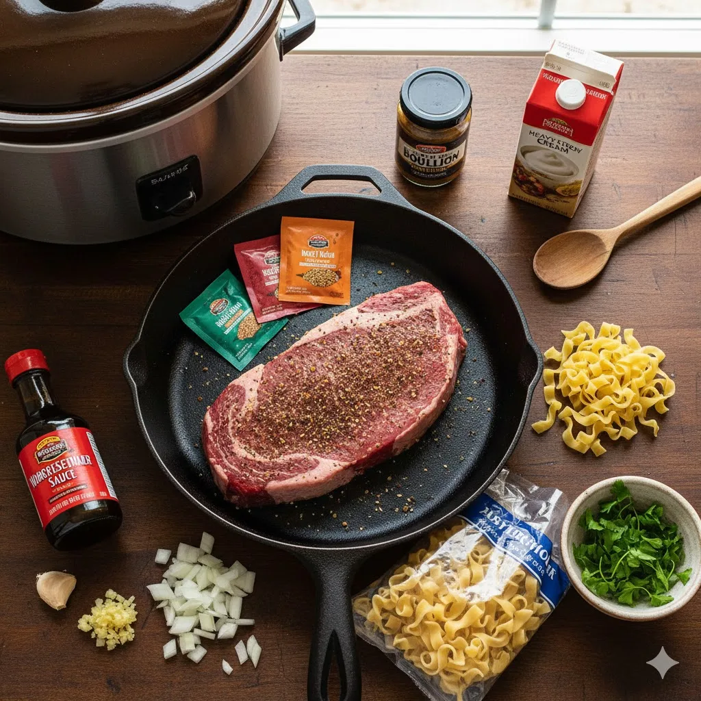 Crock Pot Beef and Noodles 7 image 3