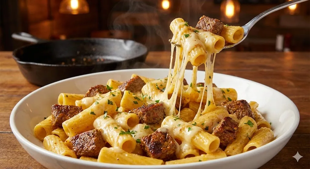 Cajun Steak Cheesy Rigatoni Parmesan 6 image 7
