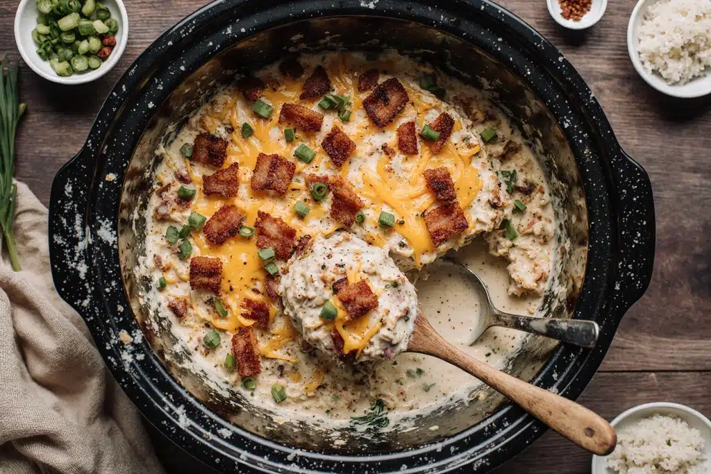 Slow Cooker Crack Chicken: The Ultimate Creamy, Cheesy Comfort Dish 4 img 1 2
