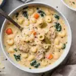 Creamy Chicken Soup with Pasta and Spinach: A Comforting One-Pot Meal 5 img 1 6