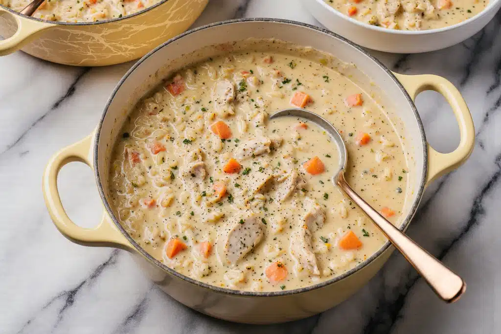 Creamy Chicken and Rice Soup – Cozy, Rich, and Comforting 4 img 7