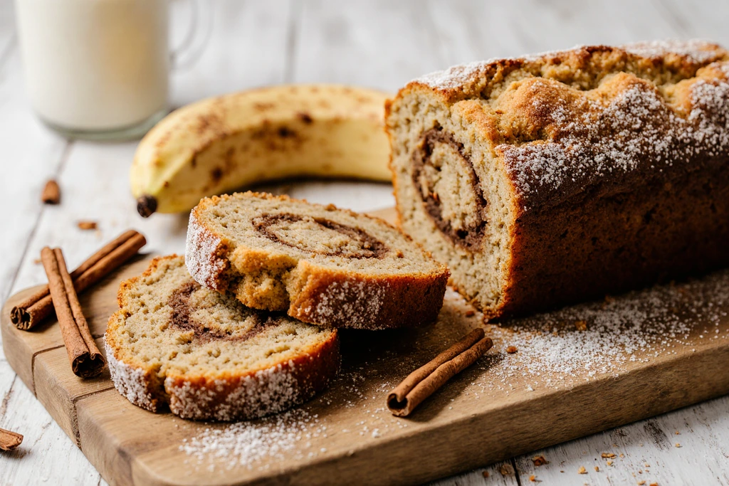 Snickerdoodle Banana Bread Recipe - Cinnamon Sugar Crust! 4 img 2 2