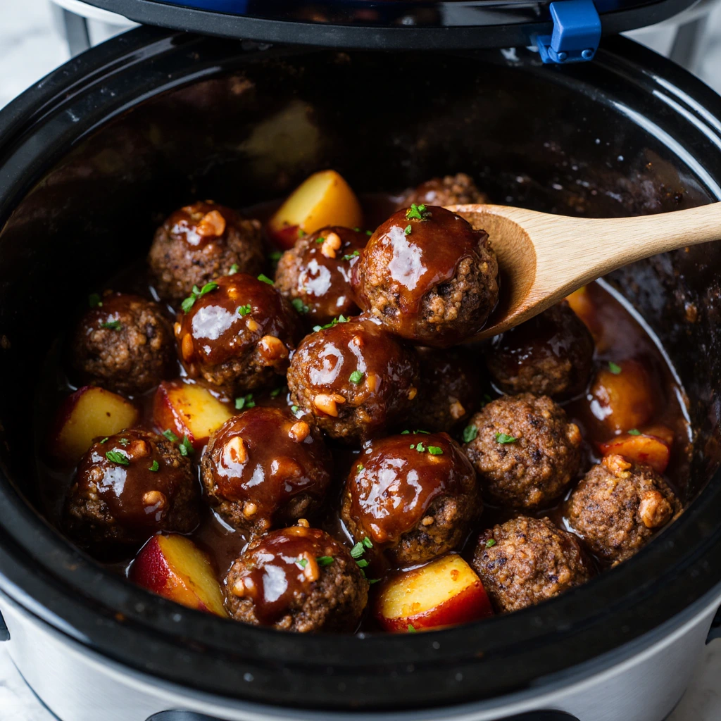 Crock Pot Hawaiian Meatballs: The Ultimate Sweet and Savory Slow Cooker Recipe 4 img 3 5