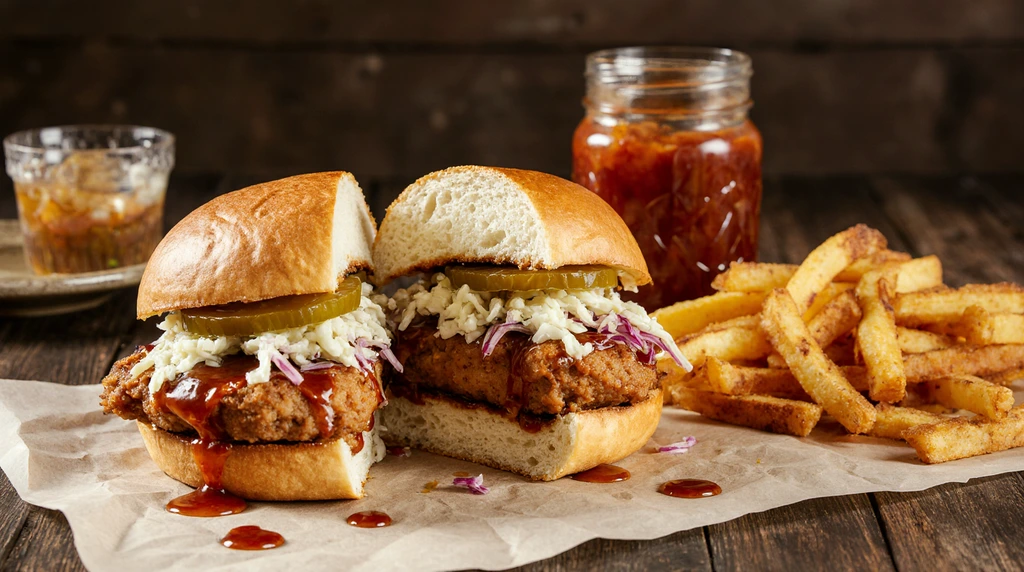 Slow Cooker Hot Honey Chicken Sandwiches 5 img 3 9