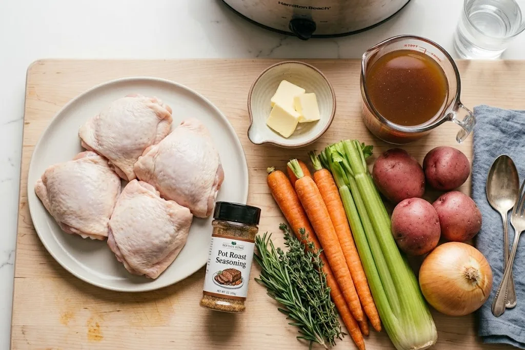 Crockpot Chicken Thigh Pot Roast 7 image 51 edited