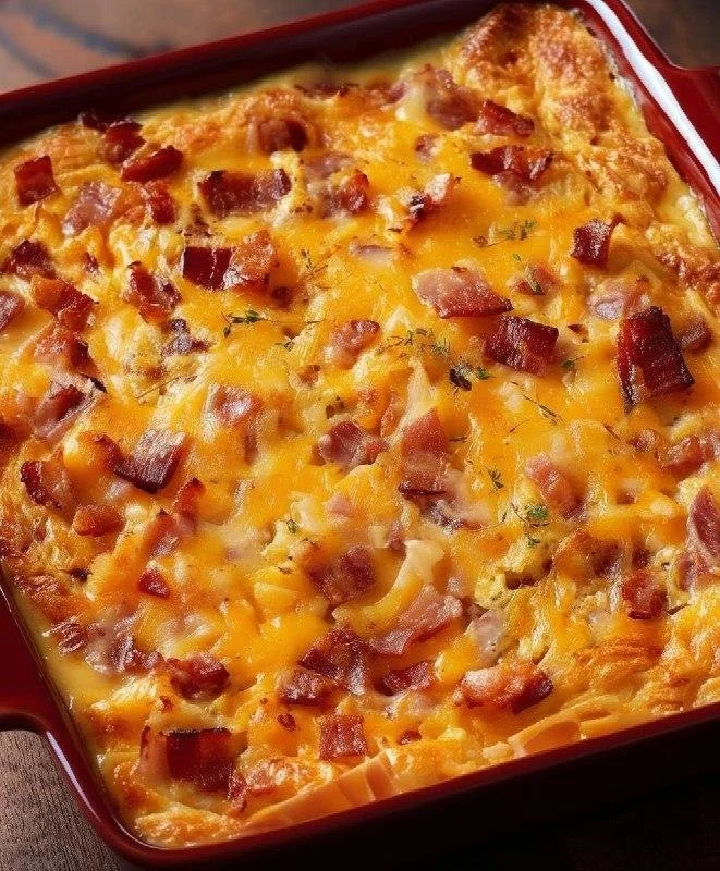 Amish Casserole Recipe: A Hit That Was Gone in Seconds 1 Delicious Amish casserole served in a bowl, ready to enjoy.