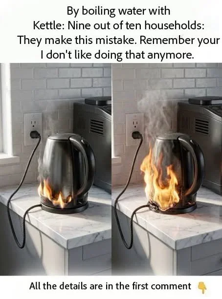 Correctly boiling water in a kettle for daily use