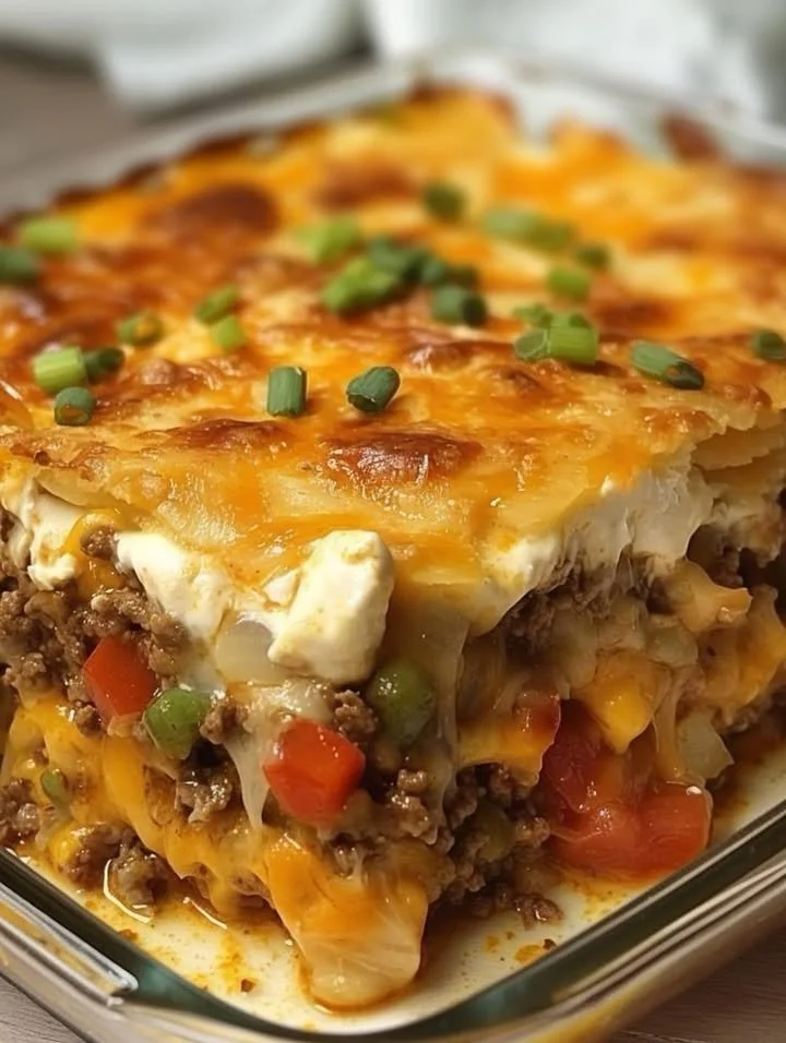 Cheesy, Hearty Comfort Food Recipe 1 Cheesy hearty comfort food recipe with creamy texture and rich flavors