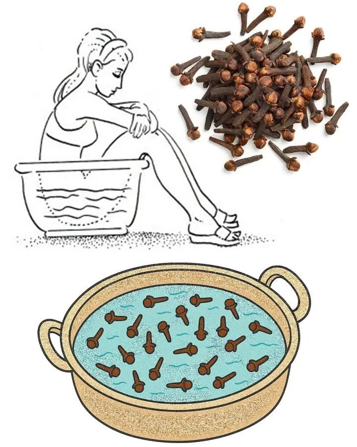Woman holding cloves, exploring their health benefits and power.