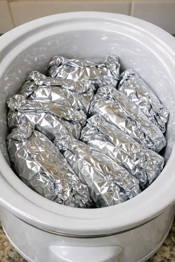 Foil-Wrapped Sunday Dinner 1 Delicious foil-wrapped Sunday dinner with fresh ingredients