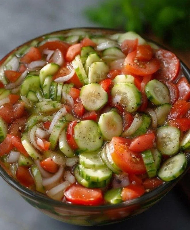 Fresh Tangy Salad Recipe That's Totally Addictive 1 Fresh tangy salad recipe with vibrant ingredients and flavors