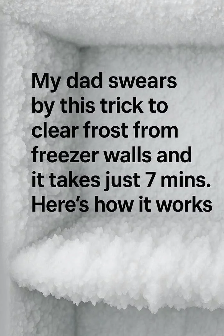 How to quickly clear frost from freezer walls in 7 minutes