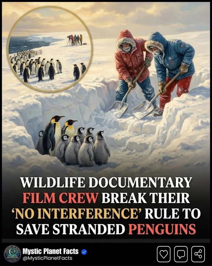 Never Interfere: BBC Crew Faces Ethical Dilemma with Trapped Emperor Penguins in Antarctica 1 BBC crew grappling with ethical dilemma during emperor penguin rescue in Antarctica