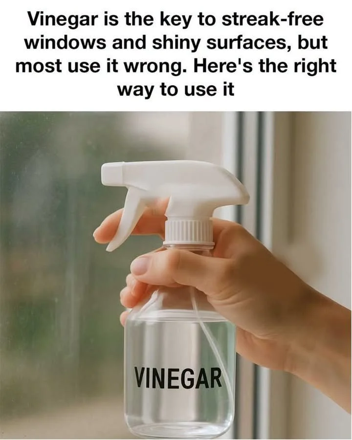 Vinegar for Streak-Free Windows: The Right Way to Use It 1 Cleaning streak-free windows using vinegar solution for a crystal-clear shine.