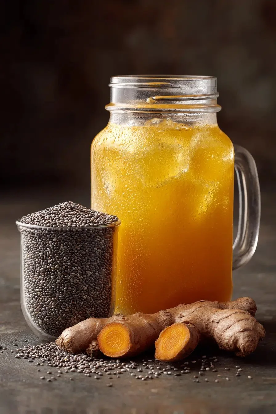 Zepbound Weight Loss Drink prepared in a glass with fresh ingredients